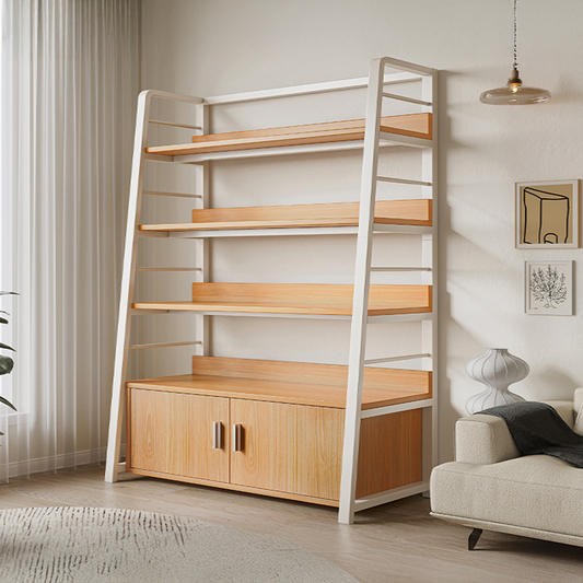 REPISA ESTANTERIA MADERA MODELO ROMA 4 NIVELES 180*140*35 2 PUERTAS XP-2