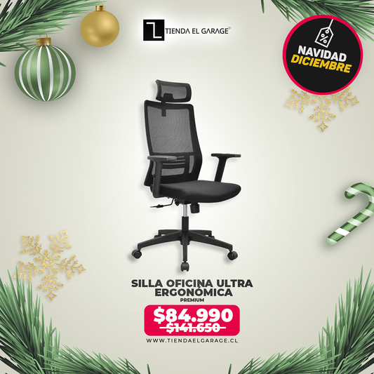 Silla Oficina Ergonómica Ultra Premium Apoyo Lumbar
