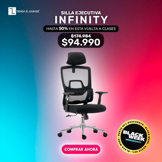 Silla Oficina Ejecutiva Ergo Infinity Premium Ergonómica Reclinable