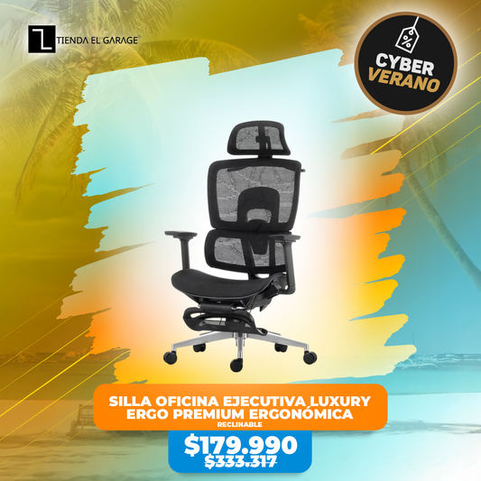 Silla Oficina Ejecutiva Ergo Luxury Premium Ergonómica Reclinable