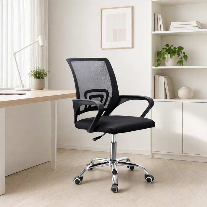 Silla Ergonómica Oficina Computador Malla Mesh Negra 150 kg NR-AIR
