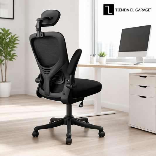 Silla Oficina Computador Officelite Premium Apoyacabeza y Apoyabrazos Regulables en Altura