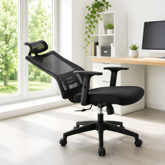 Silla Oficina Computador Ultra Premium Apoyo Lumbar Ajustable Apoyabrazos Regulables Ruedas