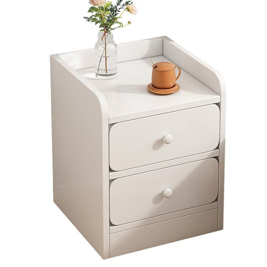 Velador Mesita ZT2 BLANCO 3 Niveles 2 Cajones Tienda El Garage