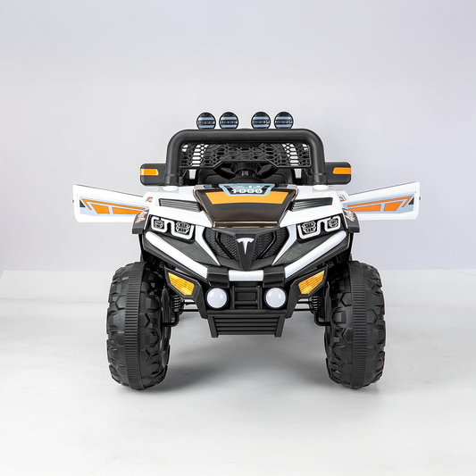 🚙 Jeep Eléctrico para Niños Modelo BLANCO KP-600 – 12V 2 Motores + Control Remoto