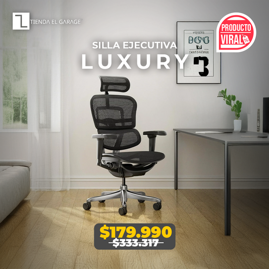 Silla Oficina Ejecutiva Ergo Luxury Premium Ergonómica Reclinable