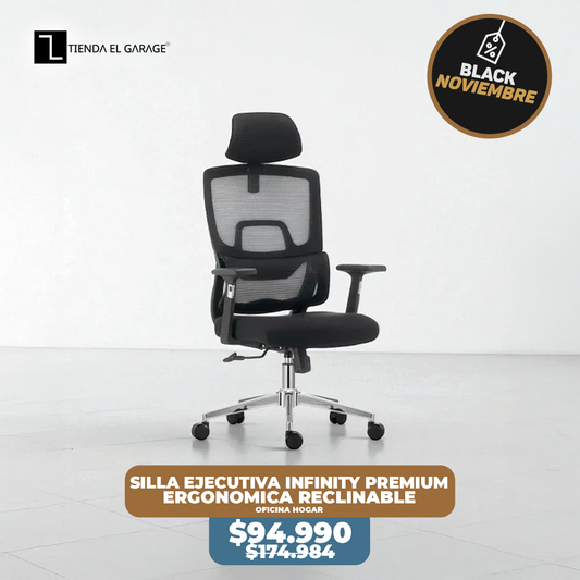 Silla Oficina Ejecutiva Ergo Infinity Premium Ergonómica Reclinable
