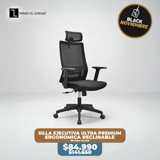 Silla Oficina Ergonómica Ultra Premium Apoyo Lumbar
