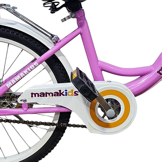 Bicicleta Niña Aro 20 Rosado con Canasto y Doble Freno