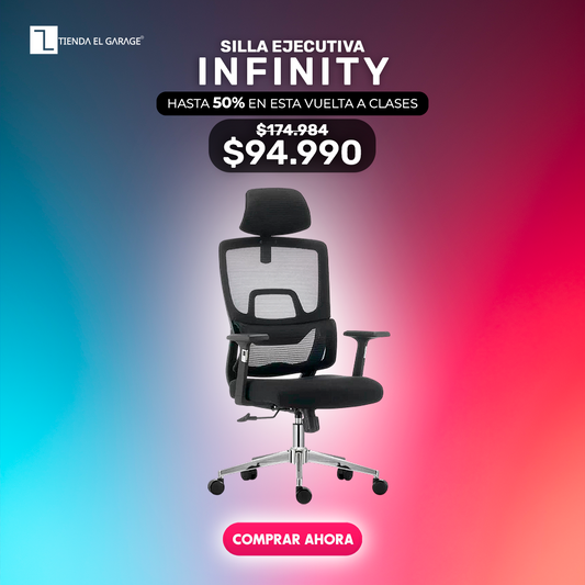 Silla Oficina Ejecutiva Ergo Infinity Premium Ergonómica Reclinable