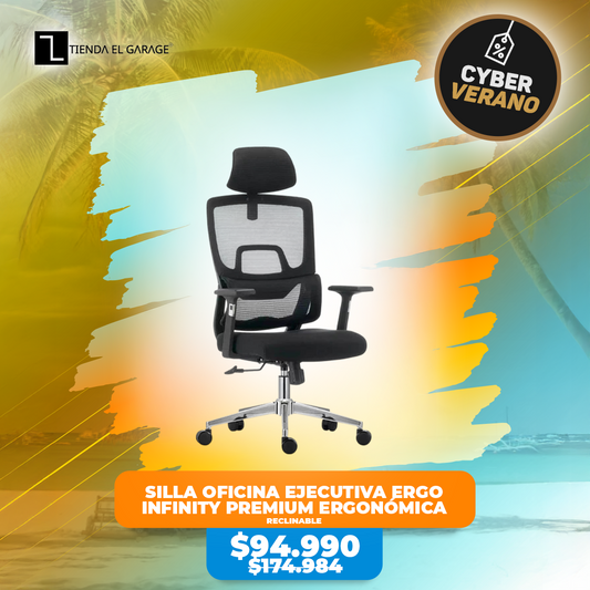 Silla Oficina Ejecutiva Ergo Infinity Premium Ergonómica Reclinable