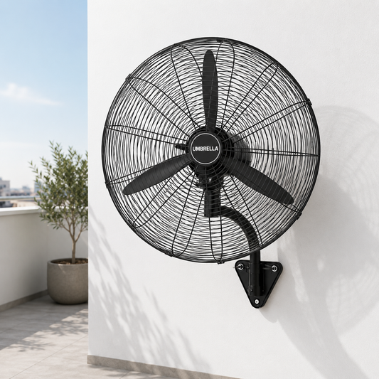 Ventilador Industrial de Pared 26 Pulgadas 3 Velocidades Motor Cobre