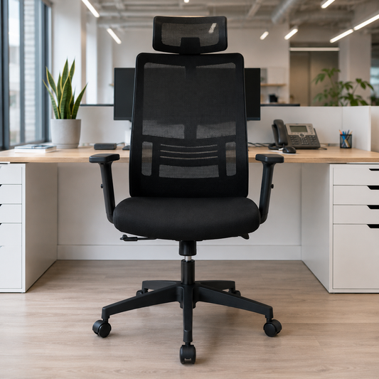 Silla Oficina Computador Ultra Premium Apoyo Lumbar Ajustable Apoyabrazos Regulables Ruedas