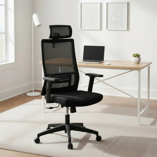 Silla Oficina Computador Ultra Premium Apoyo Lumbar Ajustable Apoyabrazos Regulables Ruedas