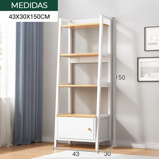 Estantería Metálica 3 Niveles Tipo Librero Living Comedor