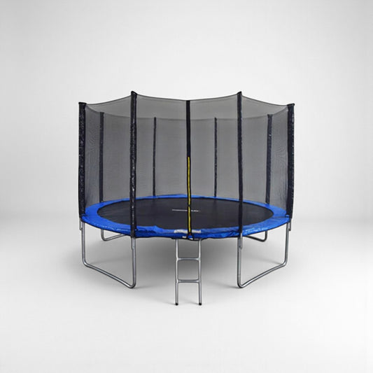 Cama Elástica Saltarina 3.66 Metros con Red y Escalera | Mamakids Trampolín Exterior