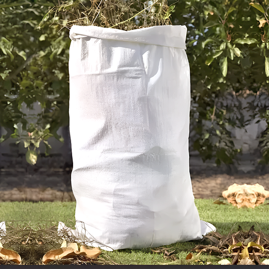 Pack 10 Sacos Multiuso 60x90 cm 50 Kilos Resistente Blanco