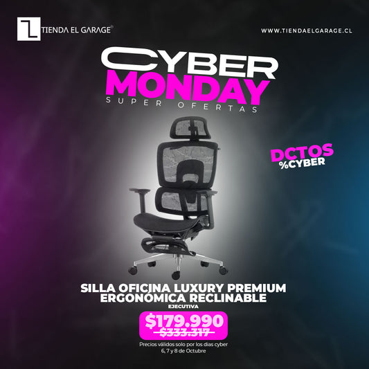 Silla Oficina Ejecutiva Ergo Luxury Premium Ergonómica Reclinable