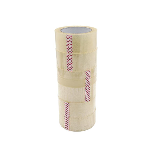 Pack 6 Cintas Embalaje Scotch 100m x 4.5cm Transparente 40 Mic